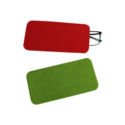 China Glass Storage Soft Felt Fabric Sunglasses Bag Glass Pocket Eyewear Protector for sale