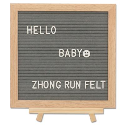 China Europe Felt 10*10inch Wooden Letter Board for sale