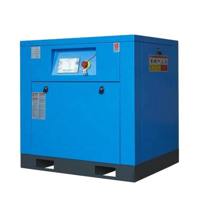 China vsd lubricated screw air compressor 4kw-7.5kw screw air compressor with dryer rotary screw air compressor for sale