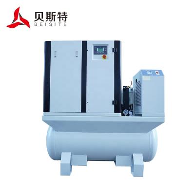 China 2021 Hot Lubricated High Pressure Air Compressor For Laser Cutting Screw Air Compressor For Sale for sale