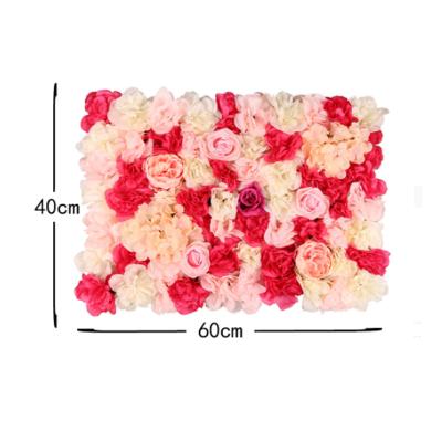 China Wedding decoration factory direct sale cheap artificial flower wall to wedding decoration for sale