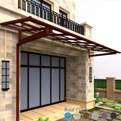 China Wholesale Price Anti-UV Garden PC Patio Outdoor Aluminum Pergola Designs Awning Patio Cover for sale