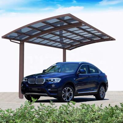 China Aluminum Garden Snow Resistance Car Garages Sun Shade Carport Garage for sale