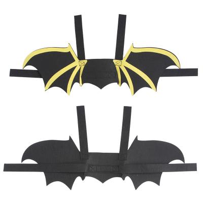 China Black Frightened Costume Viable Funny Pet Clothes Dog Halloween Bat Dress Cosplay for sale