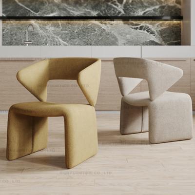 China Contemporary Italian Kitchen Chairs Modern Home Simple Suede Dining Chairs Light Luxury Designer Nordic Modern Dining Chair for sale