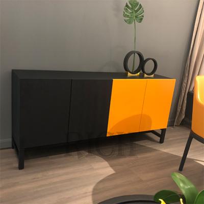 China Modern Italian side cabinet living room furniture living room cabinet design sideboard European modern cabinet decoration for sale