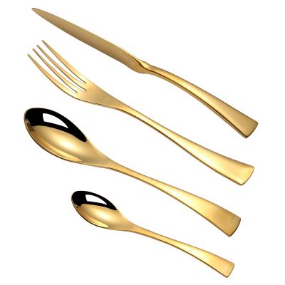 China Sustainable Western Stainless Steel Cutlery Sets 304 Stainless Steel Western Cutlery for sale