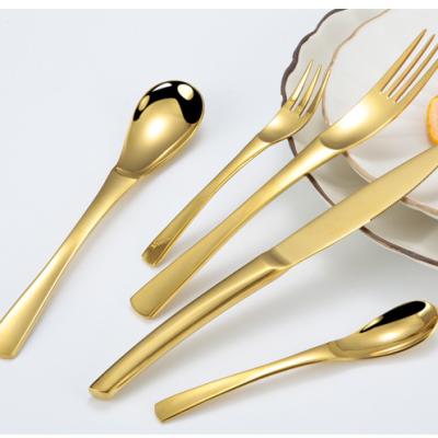 China Viable 304 Stainless Steel Western Tableware Steak Knife Fork Western Style Spoon for sale