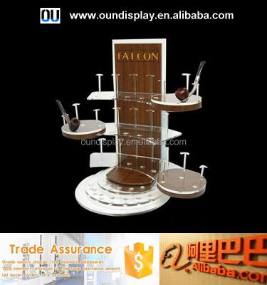 China Countertop Display Rack Countertop Tobacco Water Pipe Rack Acrylic Smoking Pipe Rack Display for sale