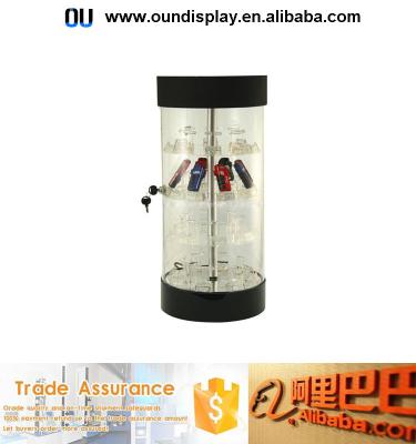 China Plexiglass Acrylic Cell Phone Lockable Props Display Acrylic Cell Phone Display Case for sale