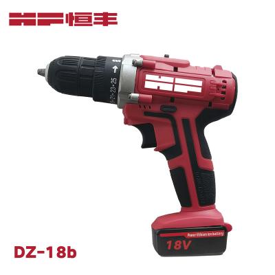 China 3 functions HEFUN 18v factory price power drill cheap cordless drill lithium ion battery cordless drill for sale for sale