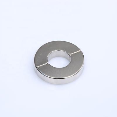 China Anti-corrosion NdFeB Magnet ISO9001 CJ Factory Price Certified Half Magnet Industrial Custom Ring for sale