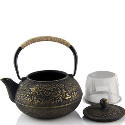 China BEST Quality Durable Antique Porcelain Teapot Large Cast Iron Blue Teapot Kettle for sale