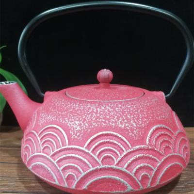 China Viable Personalized Japanese Teaware Enamel Chinese Tea Kettle Cast Iron Teapot for sale