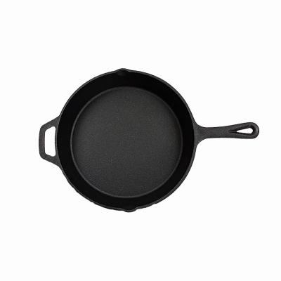 China Viable Good Selling High Quality Cast Iron Skillet Pre Seasoned Fajitas Cast Iron Skillet Pan Oven for sale