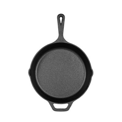 China China Factory Manufacturer Pre Seasoned Pre Seasoned Price Cast Iron Skillet 10 Inch Singlrve Cast Iron Skillet for sale