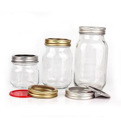 China Wholesale creative large mouth glass tea canister use around food sealed canister grain storage box kitchen storage glass jar with lid for sale