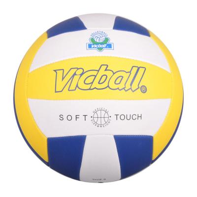 China Wholesale Soft Outdoor Soft Colored Foam Microfiber Volley Balls Custom Size 5 Beach Volleyball University Training Inflated Volleyball Ball for sale