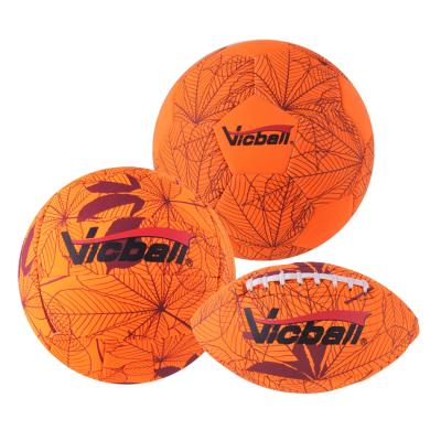 China Promotional Toy OEM Custom Design Neoprene Promotional Ball Set Beach Balls American Football Soccer Ball Beach Volleyball Gift for sale