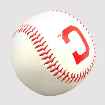 China Durable Official League Match Custom Logo Weighted Fur Baseball Balls White Bulk PVC PU Leather Baseball Practice Ball for sale