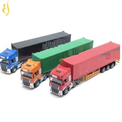 China Flexible rotation+door can car design open+body 1:50 simulation action 1: 87diecast truck model, diecast truck van toys, diecast truck model monster truck toy manufacturers ladder for sale