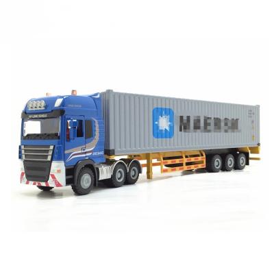 China Diecast Toy 1:50 Diecast Model Car Toy Vehicles Shipping Container Wheels Truck for sale