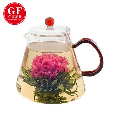 China Opening in Hot Water Die Lian Hua Butterfly Love Blooming Green Tea Silver Needle with Marigold Jasmine Globe Amaranth for sale