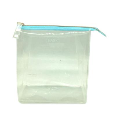 China Recyclable Custom Transparent Plain Zipper Tote Bag Makeup Pouch Clear EVA Plastic Bag Packing Bag for sale