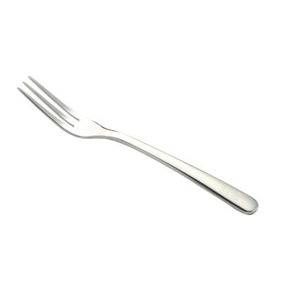 China Viable Wholesale Cheap 304 Stainless Steel Silver Fruit Fork Teaspoon Scoop for sale