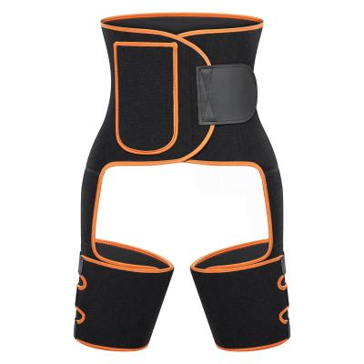 China New Arrival Antibacterial 3 in 1 Waist Trimmer Slimming Tummy Control Butt Lifter Waist Trainer and Thigh Trimmer for sale