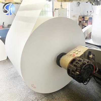 China China Food Grade Wallpaper Cup Raw Material Waterproof Single Double Pe Coated Roll Paper Wholesale for sale