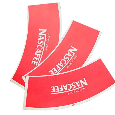 China China factory supplier waterproof paper cup fan raw material prices of paper cups printed paper cup fan for sale