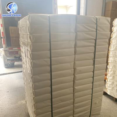 China Wholesale waterproof food grade packaging materials pe coated paper printing paper cup fan pe coated sheet paper for sale