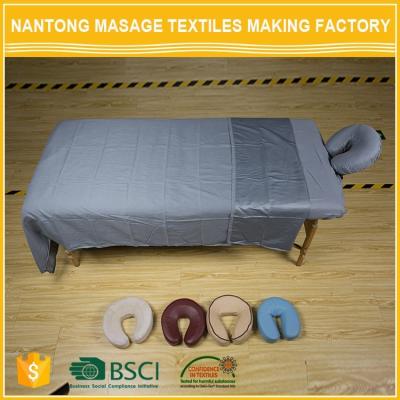 China 2017 Disposable New Design, Cool Gray Color, 3 Pcs Microfiber Sheet Set For Massage Table for sale