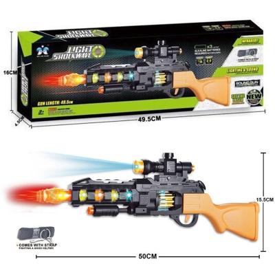 China 2021 Hot Selling Electronic Toy Dummy Carryover Gun With Light And Sound for sale