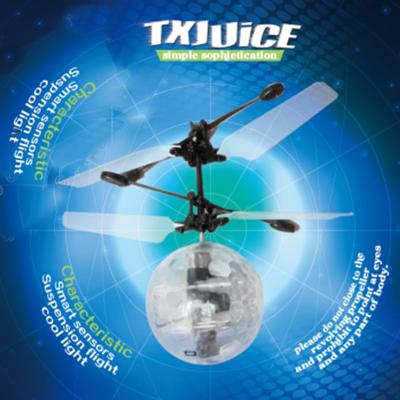 China RC Hobby Infrared Inductive Helicopter Instant Aerocraft with Induction Control Light Flight Ball Toys for sale