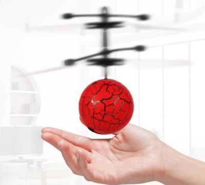 China RC Hobby Infrared Inductive Helicopter Instant Aerocraft with Induction Control Light Flight Ball Toys for sale