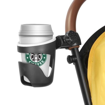 China Dropshipping Pram Cup Holder Universal Stroller Drink Holder Rotation Cup Holder for sale