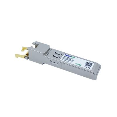 China Gigabit Ethernet 1.25 Over Cat 5 Adaptive Cable FIBERTOP 10/100/1000BASE-T SFP Copper RJ-45 Stock Compatible For GLC-TA SFP SGMII Copper 100m Transceiver for sale