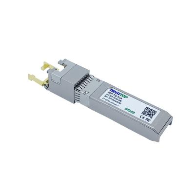 China 10 Gigabit Ethernet Over Copper Cable FIBERTOP SFP+ RJ-45 30m SFP-10G-T-X Cat 6a/7 Compatible 10GBASE-T Low Power Cat6a/Cat7 Transceiver Module Supply Sample for sale