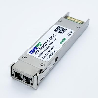 China 10GBASE-ZR/10GBASE-ZW FIBERTOP 10G Ethernet ZR XFP 1550nm 80km Optical Transceiver Module for sale