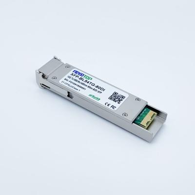 China 10GBASE-ZR/10GBASE-ZW Ethernet FIBERTOP 10G BIDI 80km XFP TX1550nm/RX1490nm optical transceiver module for sale