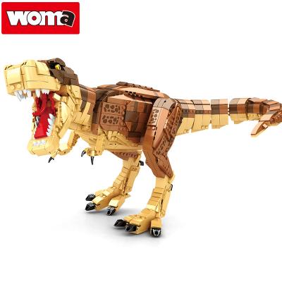 China Building toy WOMA TOYS Educational Toys diy Major Jurassic Triceratops Dinosaur World Bricks 1606PCS Marks Models Building Blocks Compatible for sale