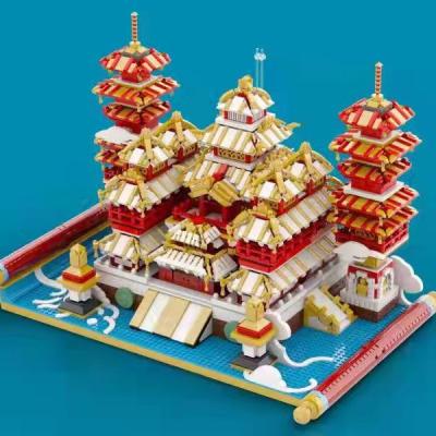 China MOYU 82014 Moc Building Block Toy City View Home Decoration Chinese Famous Scene Bricks Model Children Toys for sale