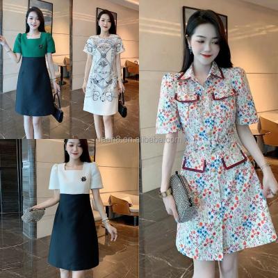 China 2023 Spring Summer New Fashion Elegant Casual Women's Long Party Evening Dress Wholesale Anti-Wrinkle Sexy for sale