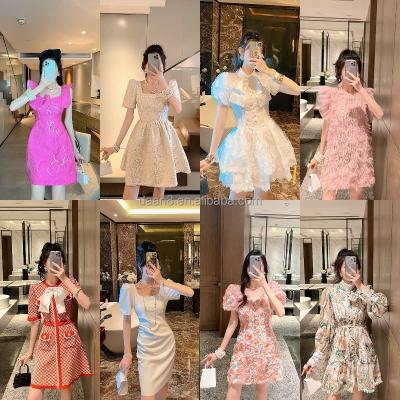 China 2023 new Anti-wrinkle Plus-size women's European and American high-grade dress design chiffon dress manufacturers wholesale for sale