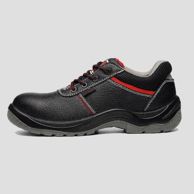 China Hot Sale High Quality Anti Steel Toe Lightweight Black Work Steel Toe Safety Shoes for sale