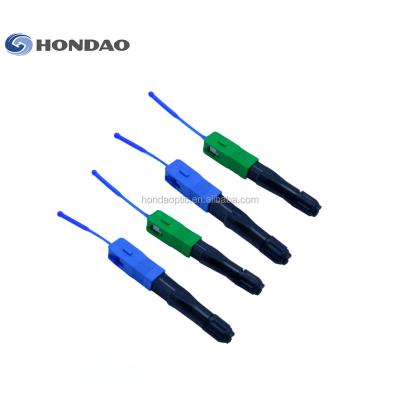 China FTTH Project HONDAO SC APC Fast Connector Fast Assembly Connectors FTTH Fiber Optic Fast Connector for sale