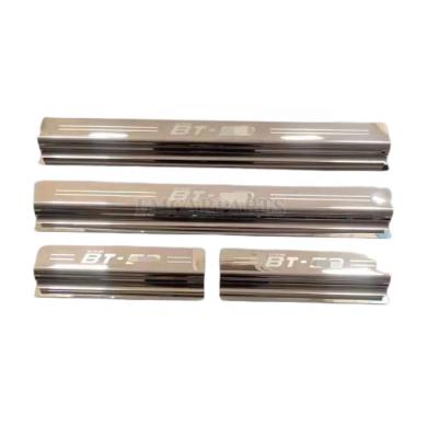 China To Replace Old Model High Quality Chrome Interior Door Trim Door Sill Plate For BT50 2021 4door 2 Door for sale