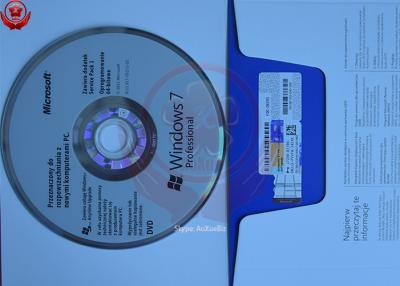 China Microsoft System Software Windows 7 32/64 Bit Disc Key Sticker for sale